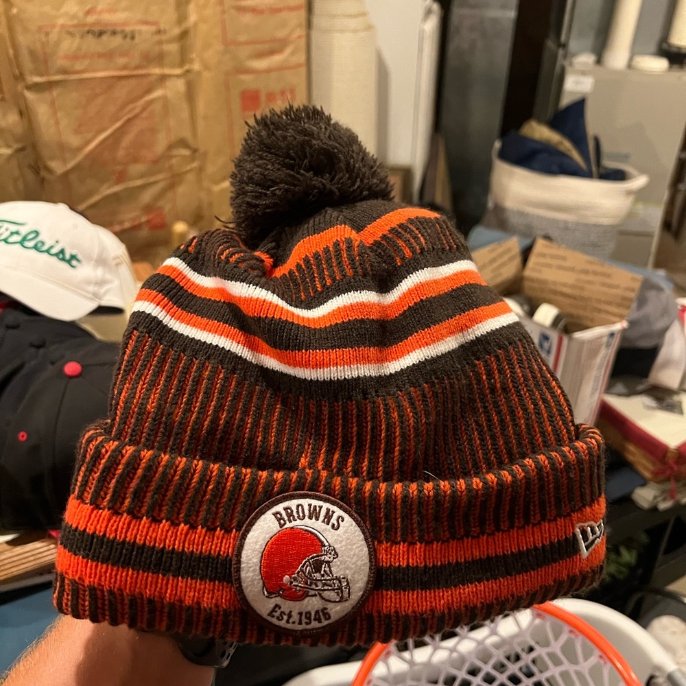 Cleveland Browns New Era Beanie Hat Fleece Lined